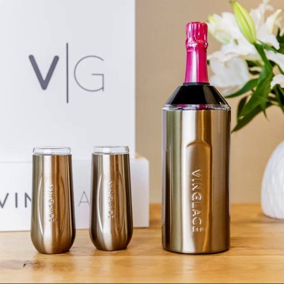 Vinglace Dining Vinglace Champagne Gift Set Including Bottle